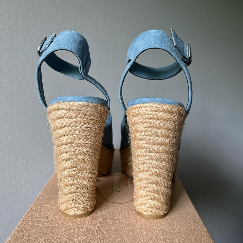 Sun + Stone Baby Blue Wedges - Picture 3 of 5